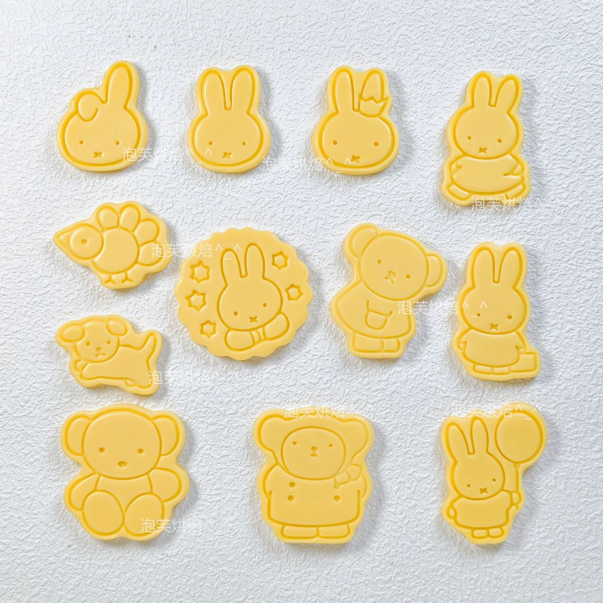 Kitchen Baking Items - แม่พิมพ์คุกกี้ 3 มิติ น่ารัก ลายมิฟฟี่ ใช้ซ้ำได้