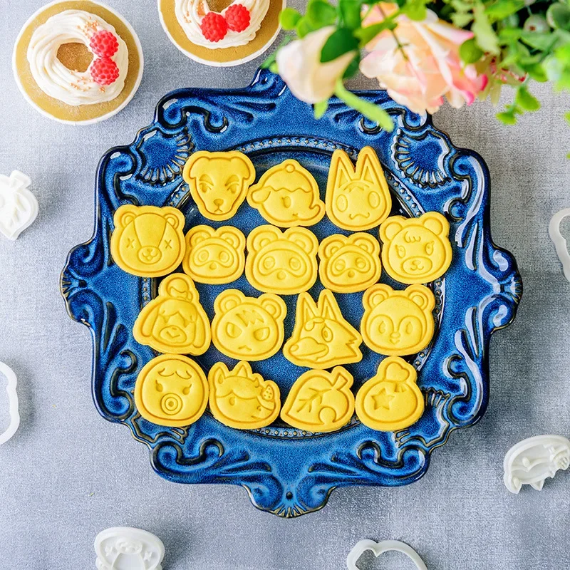 Kitchen Baking Cake - เครื่องตัดคุกกี้รูปสัตว์น่ารัก ลายอนิเมะ สำหรับทำขนม DIY 3 มิติ