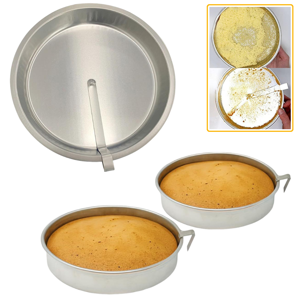 Kitchen Baking Ware - แม่พิมพ์เค้กทรงกลม DIY ถาดอบเค้ก ทนทาน ไม่ติดกระทะ อุปกรณ์ทำขนมสำหรับครัวเรือน