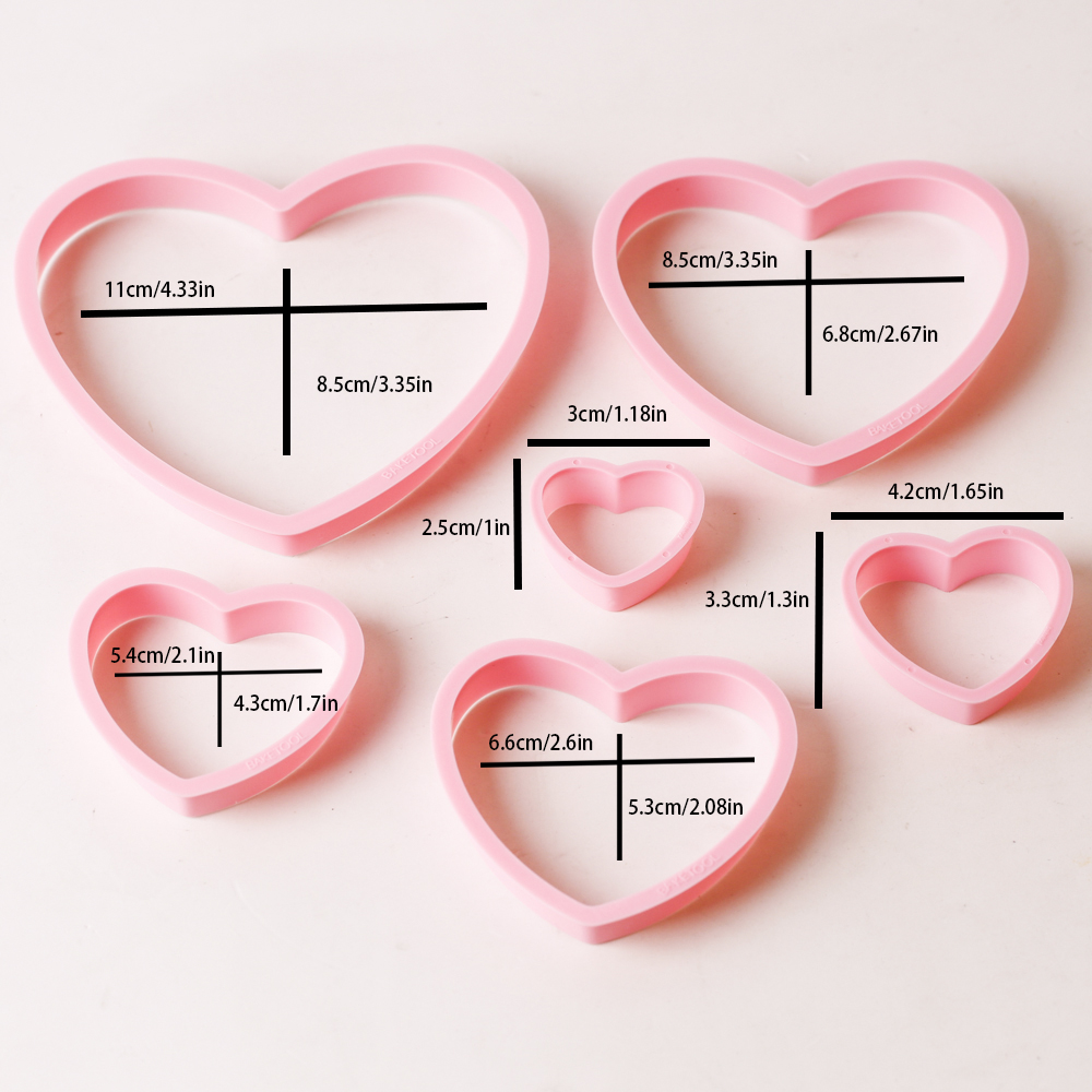 1 ชุด/3 ชุดหัวใจสีชมพู Star ดอ - Baking Kitchen Set บทวิจารณ์และราคา