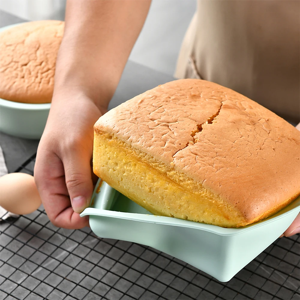 แม่พิมพ์เค้กซิลิโคนทรงสี่เหลี่ - Kitchen Baking Ware บทวิจารณ์และราคา