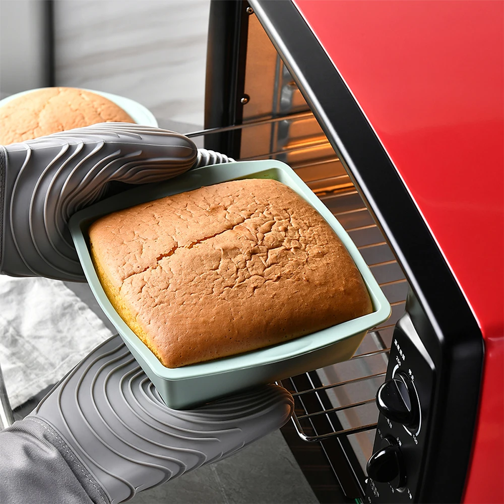 แม่พิมพ์เค้กซิลิโคนทรงสี่เหลี่ - Kitchen Baking Ware บทวิจารณ์และราคา