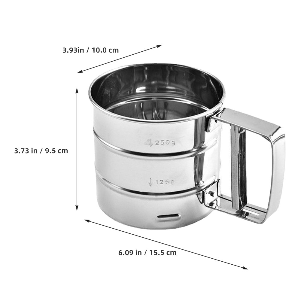 ตะแกรงร่อนแป้งสแตนเลสสำหรับครั - Baking Powder Kitchen บทวิจารณ์และราคา