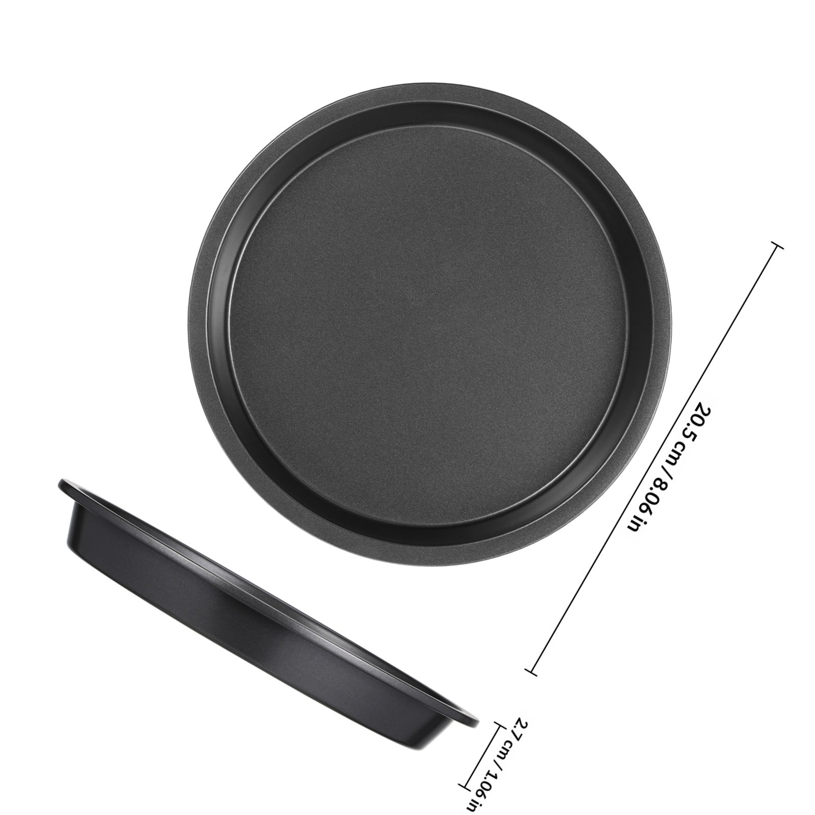 ถาดอบพิซซ่าทรงกลมทำจากเหล็กคาร - Kitchen Baking Pans บทวิจารณ์และราคา