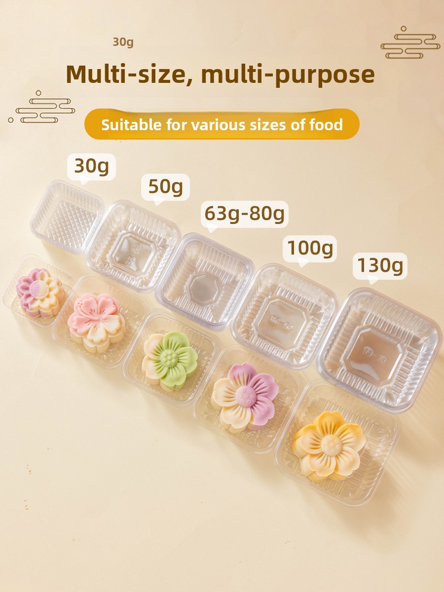 กล่องพลาสติกหนาสำหรับบรรจุขนมไ - Kitchen Baking Cake บทวิจารณ์และราคา