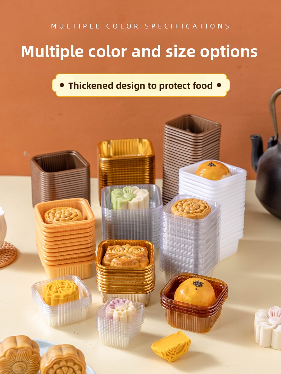 กล่องพลาสติกหนาสำหรับบรรจุขนมไ - Kitchen Baking Cake บทวิจารณ์และราคา
