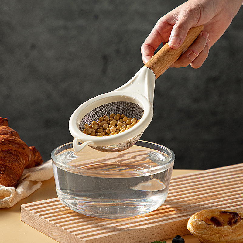 ตะแกรงร่อนแป้งด้ามไม้แบบใหม่สำ - Baking Powder Kitchen บทวิจารณ์และราคา