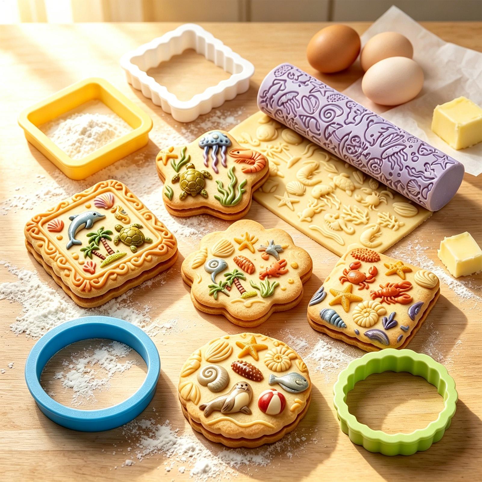 ที่ตัดคุกกี้ลายการ์ตูนสำหรับทำ - Kitchen Baking Cake บทวิจารณ์และราคา