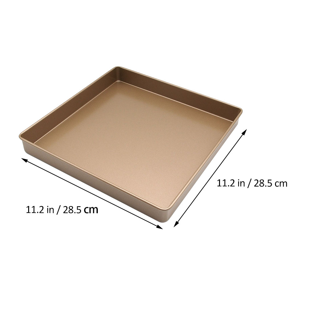 ถาดอบพิซซ่าทรงสี่เหลี่ยม เคลือ - Kitchen Baking Pans บทวิจารณ์และราคา