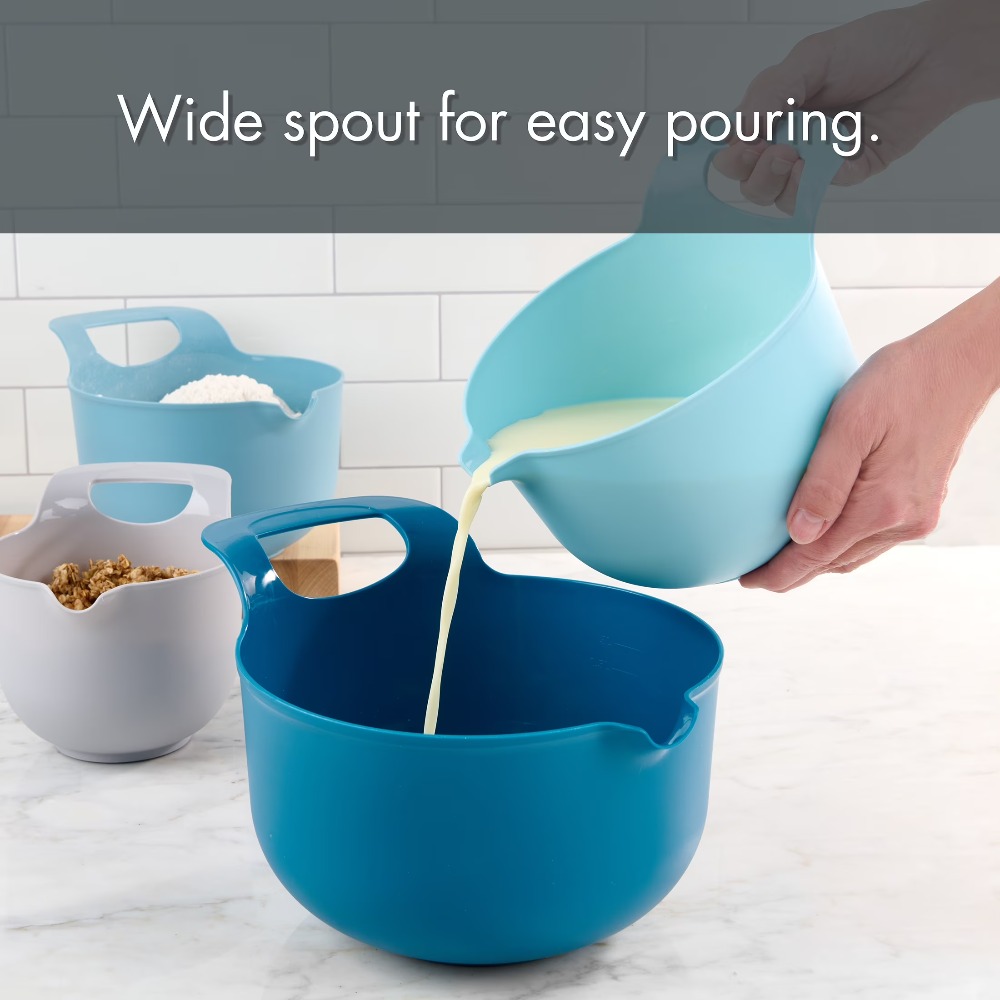 ชุดชามผสมพลาสติกแบบซ้อนได้ 4 ใ - Baking Kitchen Set บทวิจารณ์และราคา