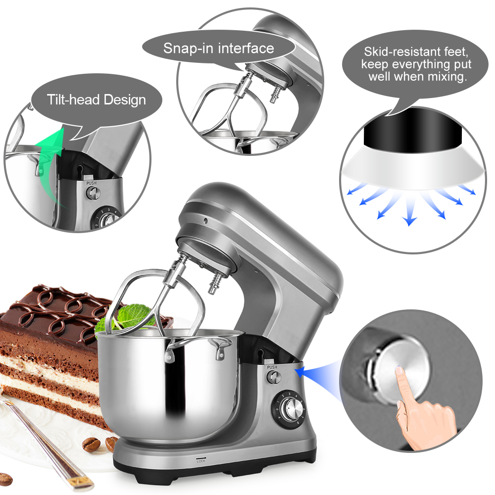 เครื่องผสมอาหารไฟฟ้าขนาดใหญ่ 1 - Kitchen Baking Cake บทวิจารณ์และราคา