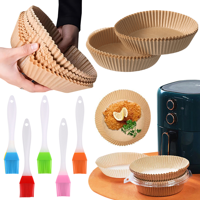 50/100PCS Air Fryer กระดาษสีสุ - Baking Kitchen Set บทวิจารณ์และราคา