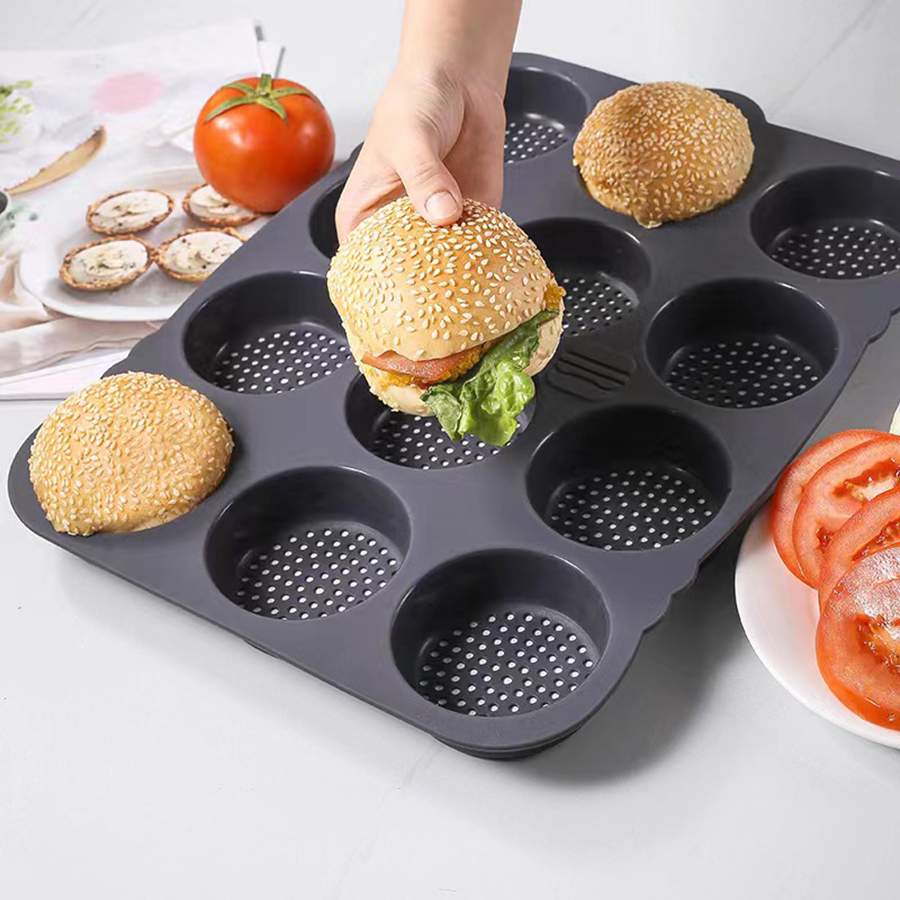 1PC แฮมเบอร์เกอร์ขนมปังแม่พิมพ - Kitchen Baking Ware บทวิจารณ์และราคา