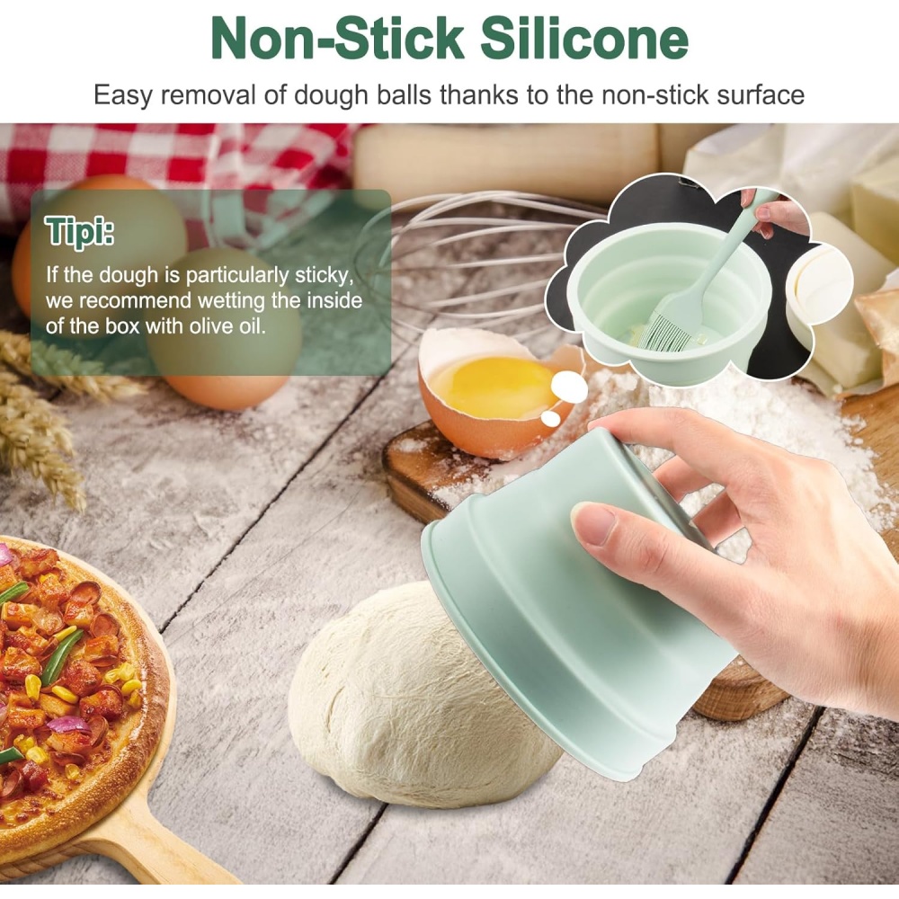 กล่องแป้งพิซซ่าแบบมีฝาปิด แบบไ - Kitchen Jobs บทวิจารณ์และราคา