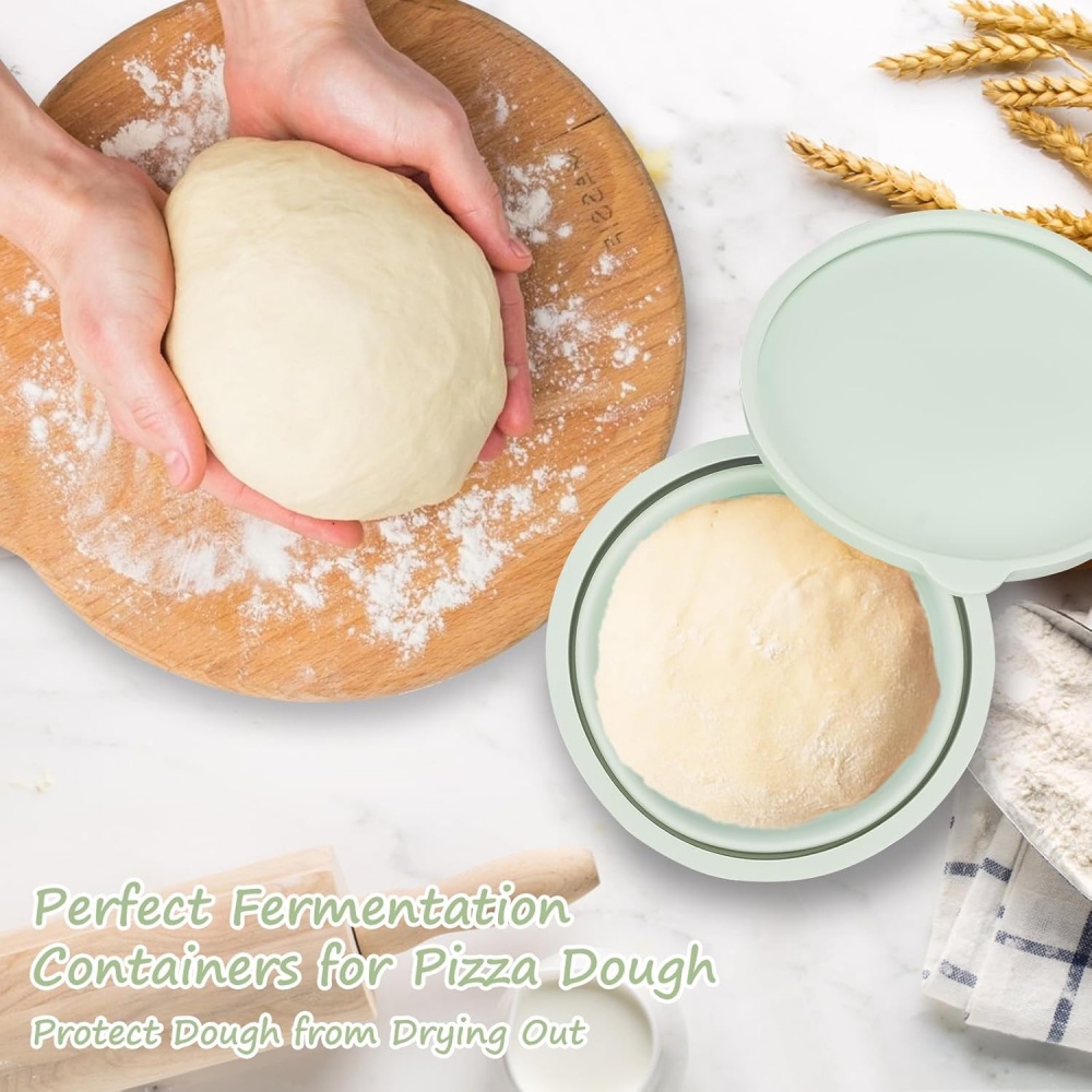 กล่องแป้งพิซซ่าแบบมีฝาปิด แบบไ - Kitchen Jobs บทวิจารณ์และราคา