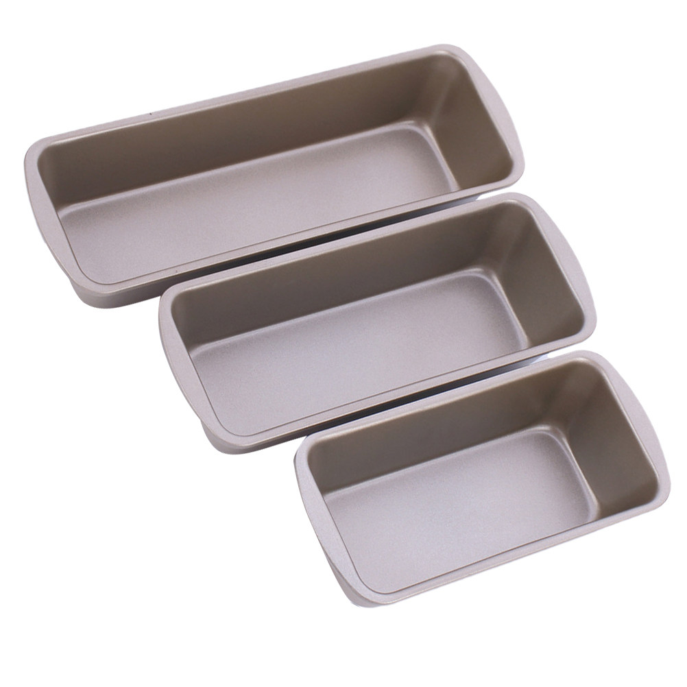 ถาดอบขนมปังทรงสี่เหลี่ยม 3 ชิ้ - Kitchen Baking Pans บทวิจารณ์และราคา