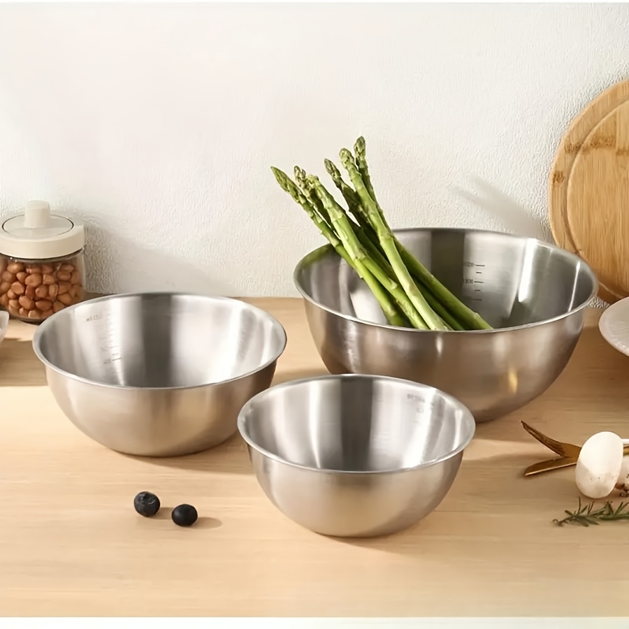 ชุดชามสลัดสแตนเลส 3 ชิ้น ชามผส - Baking Kitchen Set บทวิจารณ์และราคา
