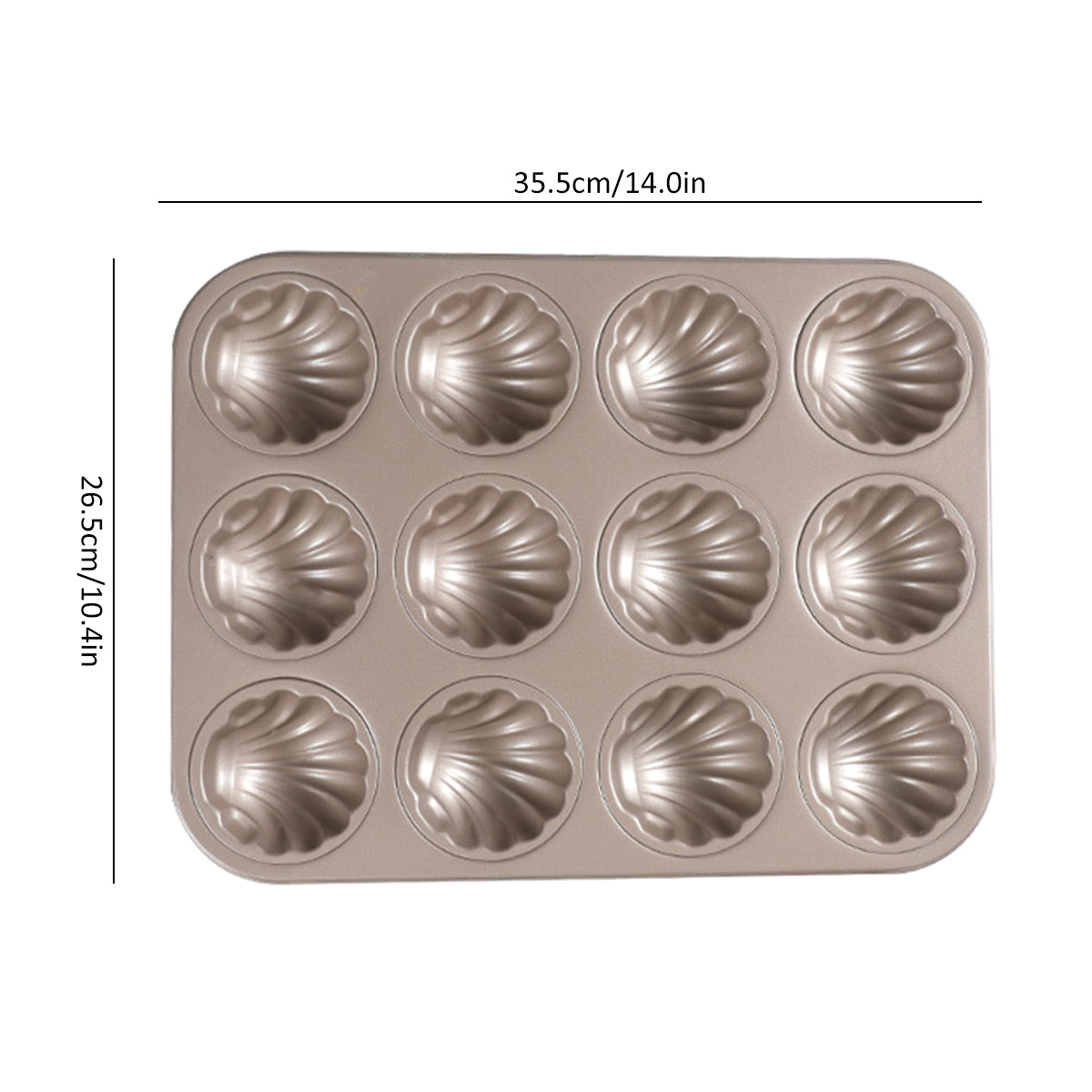 Madeleine แม่พิมพ์เชลล์รูปร่าง - Kitchen Baking Ware บทวิจารณ์และราคา