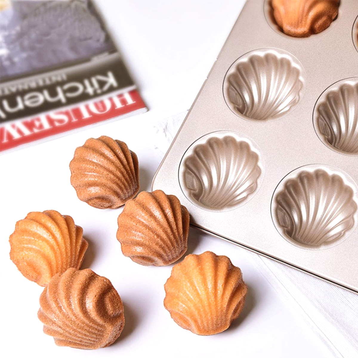 Madeleine แม่พิมพ์เชลล์รูปร่าง - Kitchen Baking Ware บทวิจารณ์และราคา