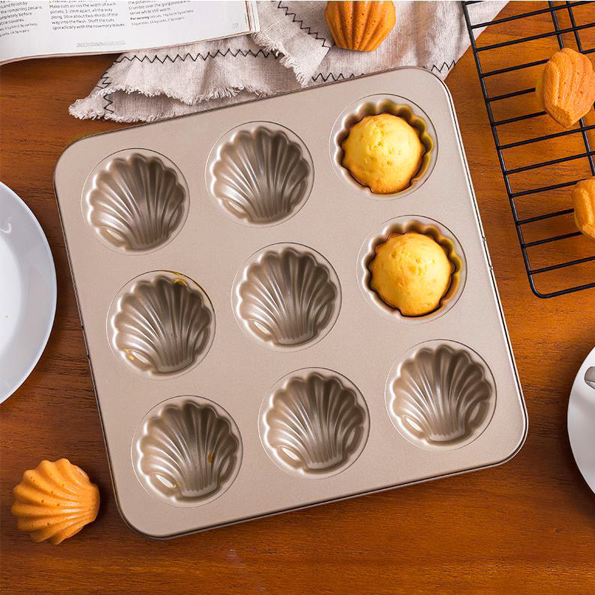 Madeleine แม่พิมพ์เชลล์รูปร่าง - Kitchen Baking Ware บทวิจารณ์และราคา