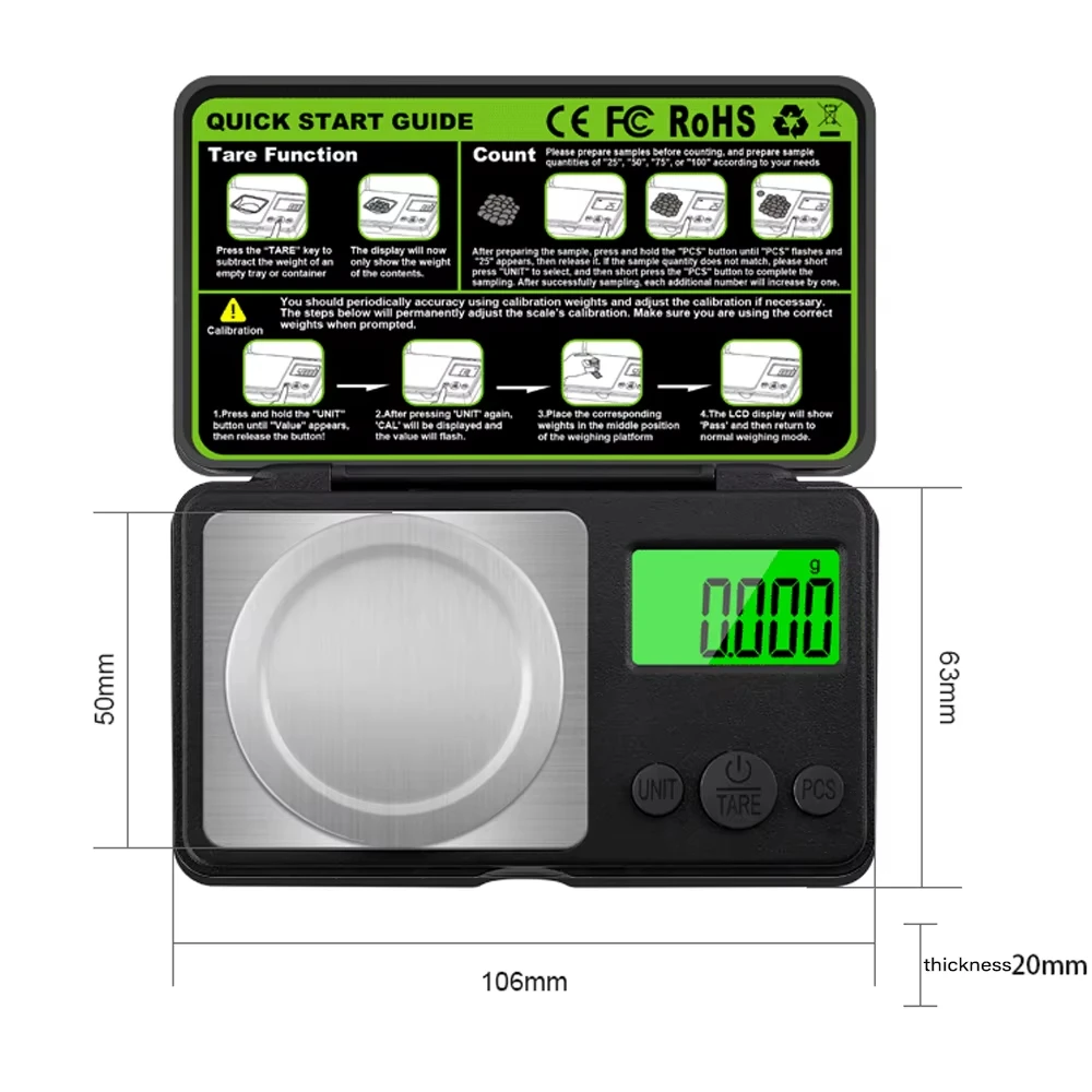 เครื่องชั่งดิจิตอลขนาดเล็ก เคร - Mini Kitchen Baking บทวิจารณ์และราคา