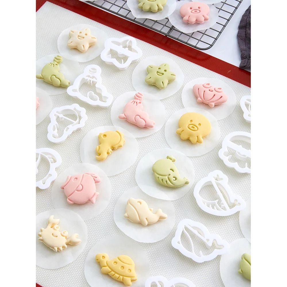 แม่พิมพ์คุกกี้รูปสัตว์ทะเล การ - Kitchen Baking Cake บทวิจารณ์และราคา