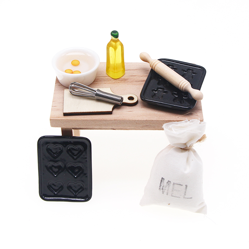 8Pcs ตุ๊กตาทำอาหารอุปกรณ์ครัวเ - Kitchen Baking Ware บทวิจารณ์และราคา