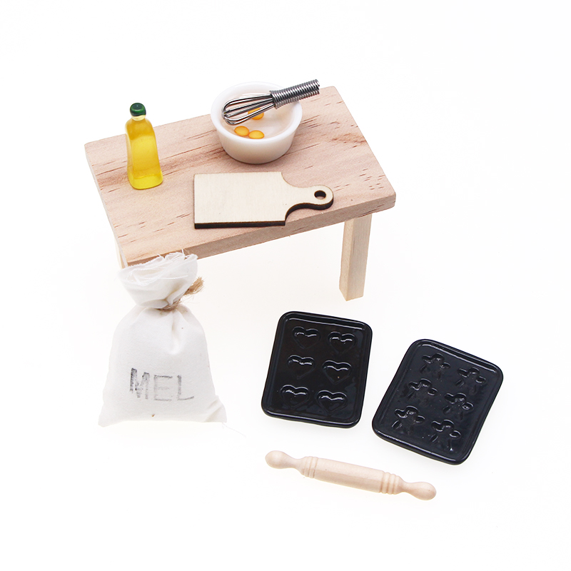 8Pcs ตุ๊กตาทำอาหารอุปกรณ์ครัวเ - Kitchen Baking Ware บทวิจารณ์และราคา