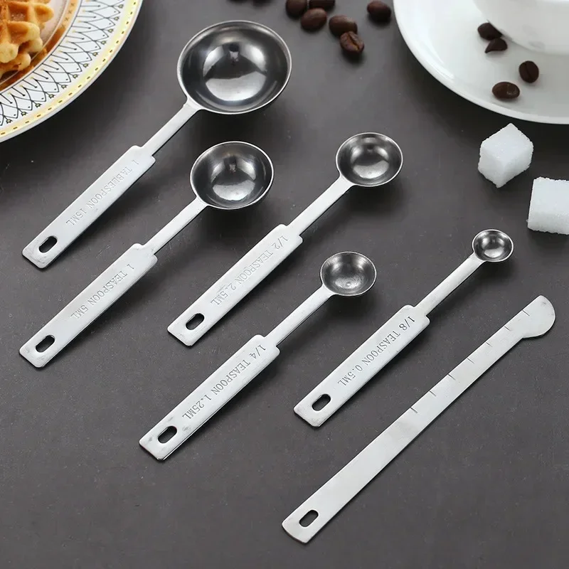 ชุดช้อนตวงสแตนเลสแบบซ้อนได้ ถ้ - Baking Powder Kitchen บทวิจารณ์และราคา